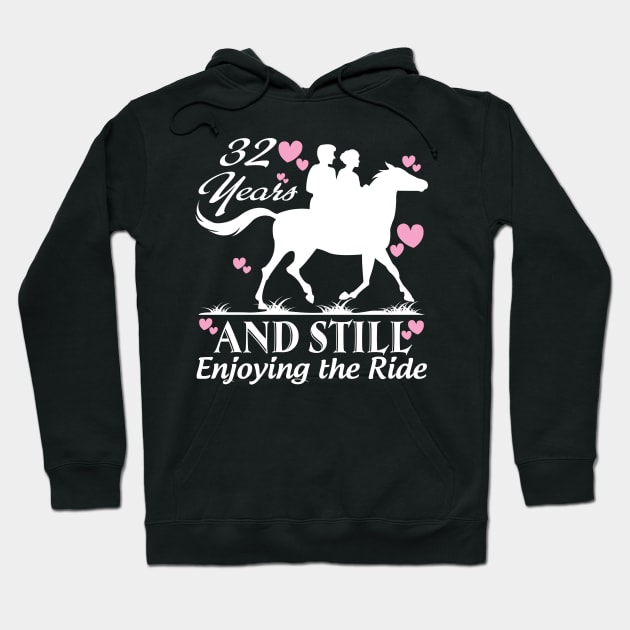 32 years and still enjoying the ride Hoodie by rigobertoterry